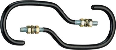 IceToolz ophanghaken voor plafond zwart 2 stuks