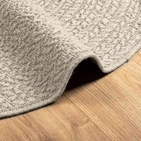 VidaXL Vloerkleed zizur crème binnen en buiten ø 90 cm jute look - thumbnail
