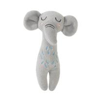 Rosewood grijpspeelgoed olifant met ratel eco friendly gerecycled - thumbnail
