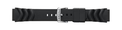 Horlogeband Certina C603022980 Rubber Zwart 20mm
