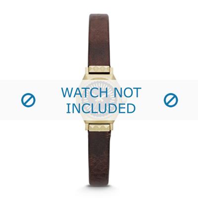 Diesel horlogeband DZ5394 Leder Bruin 10mm