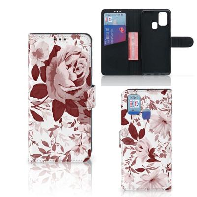 Hoesje Samsung Galaxy M31 Watercolor Flowers Hoesje Samsung Galaxy M31 Watercolor Flowers