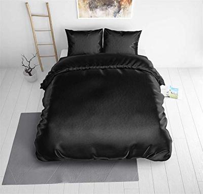 RoyalTextile - Beauty Skin Care Dekbedovertrek Micropercal - Zwart - 140 x 220 RoyalTextile - Beauty Skin Care Dekbedovertrek Micropercal - Zwart - 140 x 220