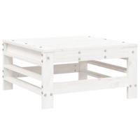 8-delige Loungeset massief grenenhout wit - thumbnail