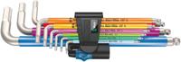 Wera 3950/9 Hex-Plus Multicolour HF Stainless 1 Haakse schroevendraaierset Inbus 9-delig - thumbnail