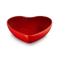 LE CREUSET - L' Amour - Serveerschaal hart 30cm Kersenrood - thumbnail