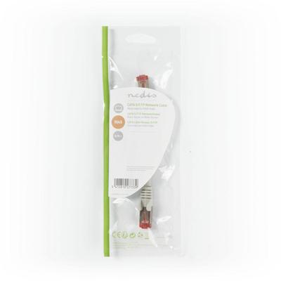 CAT6 S/FTP-Netwerkkabel | RJ45 Male - RJ45 Male | 0,15 m | Grijs