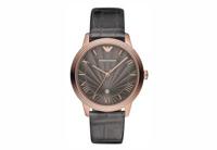 Horlogeband Armani AR1717 Leder Bruin 20mm - thumbnail