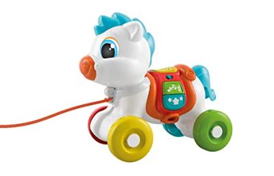 Clementoni baby trekfiguur paard + geluid Clementoni baby trekfiguur paard + geluid