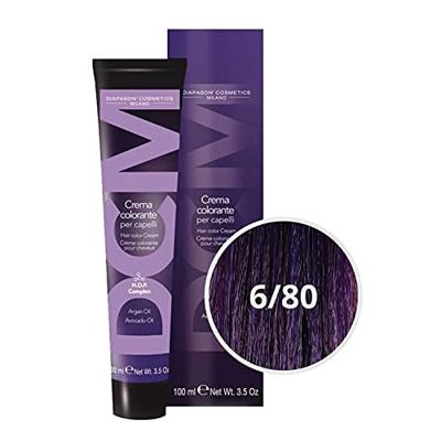 DCM Hair Color Cream 6/80 Dark Intense Violet Blond Haarverf 100ml