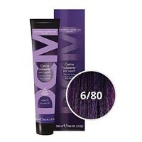 DCM Hair Color Cream 6/80 Dark Intense Violet Blond Haarverf 100ml - thumbnail