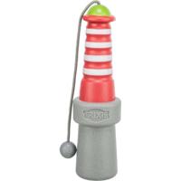 TRIXIE Honden waterspeelgoed Vuurtoren aan touw, rood-wit - thumbnail