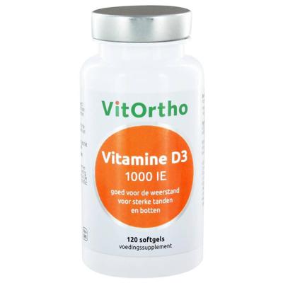 VitOrtho Vitamine D3 1000 IE Softgels VitOrtho Vitamine D3 1000 IE Softgels