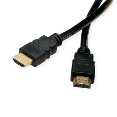 ROLINE RM 8K HDMI Ultra HD-kabel met ethernet, Male/Male, zwart, 2 m