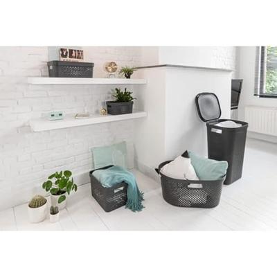 Curver Infinity wasbox 60L antraciet