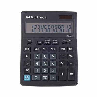 MAUL bureaurekenmachine MXL 12, zwart