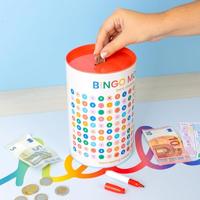 Bingo spaarblik met stift - thumbnail