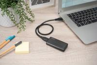 DIGITUS DA-71112 - Storage enclosure - mSATA - SATA 6Gb/s - 6 Gbit/s - USB 3.0 - zwart - thumbnail