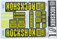 ROCKSHOX decor set decal set yellow - thumbnail