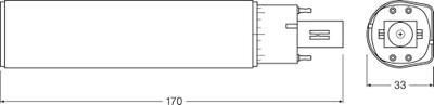 OSRAM HOMELIGHTING 4058075559172 LED Energielabel F (A - G) G24q-3 10 W = 26 W Warmwit (Ø x l) 32.5 mm x 163 mm 1 stuk(s) OSRAM HOMELIGHTING 4058075559172 LED Energielabel F (A - G) G24q-3 10 W = 26 W Warmwit (Ø x l) 32.5 mm x 163 mm 1 stuk(s)