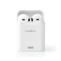 Volledig Draadloze Oordopjes - Bluetooth - Maximale batterijduur: 2.5 uur - Drukbediening - Charging case - Ingebouwde microfoon - Ondersteuning voor spraakbesturing - Wit - thumbnail