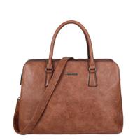 3 vaks schoudertas damestas schooltas ARIANNA-ONE zBruin - thumbnail