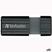 USB stick Verbatim PinStripe Zwart 32 GB - thumbnail