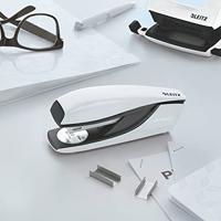 Leitz NeXXt WOW 5502 nietmachine, wit metallic, op blister - thumbnail