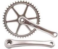 Crankstel Fausto 44T-170Mm Alu Zilver - thumbnail