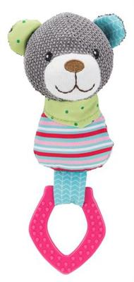 TRIXIE JUNIOR BEER VAN STOF MET BIJTRING 23 CM 3 ST TRIXIE JUNIOR BEER VAN STOF MET BIJTRING 23 CM 3 ST