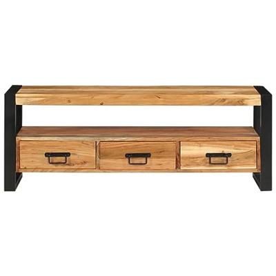 Tv-meubel 120x30x45 cm massief acaciahout