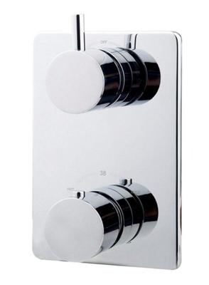 Afbouwdeel tbv douchekraan Wiesbaden Caral | Thermostaatkraan | 2-weg | Rond | Chroom Afbouwdeel tbv douchekraan Wiesbaden Caral | Thermostaatkraan | 2-weg | Rond | Chroom