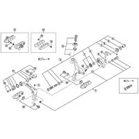 Shimano voorderailleur 3 x 6/7-speed tourney fd-ty300 down swing/down pull hoge klem 34,9 mm 42t (66-69°) - thumbnail