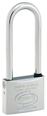 Sleutelslot CORBIN Euromarine 4 mm 25 mm Boog Roestvrij staal Blik