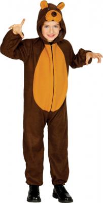 Bruine beer onesie kind