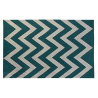 Tapijt DKD Home Decor Polyester Zig-zag Tweekleurig 120 x 180 x 2 cm - thumbnail