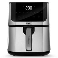 SOGO Human Technology FRE-SS-10880 Airfryer 5 l 1400 W RVS, Zwart - thumbnail
