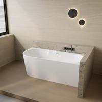 Half Vrijstaand Hoekbad Aquasplash Aloni Rechts 180x80 Wit Aquasplash - thumbnail