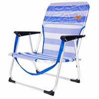 Strandstoel Ociotrends Blauw 40 x 55 x 70 cm - thumbnail