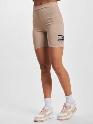 Couture Club Graphic Label Detail Cycling Korte Broek Dames Beige - Maat XL - Kleur: Zwart | Soccerfanshop