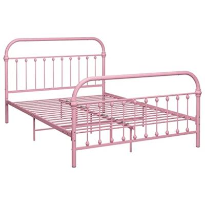 Bedframe metaal roze 120x200 cm Bedframe metaal roze 120x200 cm