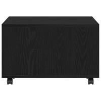 Salontafel Zwart eiken 60 x 60 x 38 cm Bewerkt hout - thumbnail