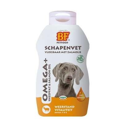 Bf Petfood Biofood vloeibaar schapenvet met zalmolie