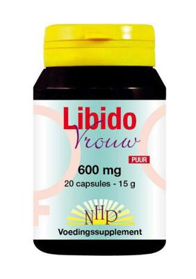 NHP Libido vrouw 600mg puur 20 Vegetarische capsules NHP Libido vrouw 600mg puur 20 Vegetarische capsules