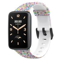By Qubix - Siliconen bandje met print - Sierlijk design - Compatible met Xiaomi Smart band 7 Pro - Compatible Xiaomi bandje - thumbnail