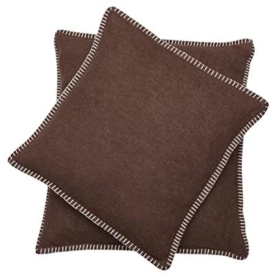 David Fussenegger David Fussenegger SYLT Kussensloop Uni mocca 50x50 cm