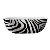 Best Design Vrijstaande Bad 180x86 cm Zebra Acryl Bicolor Zwart Wit - thumbnail