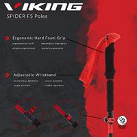 Kije Viking Spider FS Zwart/rood 130 cm - thumbnail