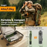 SIRUI Europe Sirui Sportich SP004 + G5X Tripod 1/4 inch Werkhoogte: 16 - 149 cm Groen Incl. tas - thumbnail