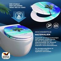 Toiletzitting Strand met soft close mechanisme - thumbnail